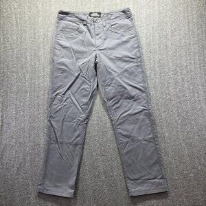 Grundens Pants Mens 32x31 Gray Canvas Cotton Nylon Outdoor Workwear Chino